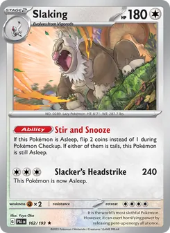 Slaking [Stir and Snooze | Slacker's Headstrike]