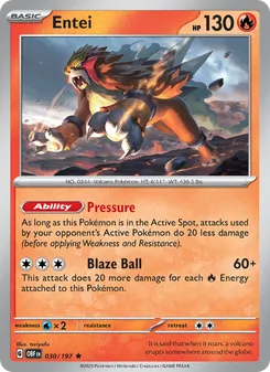 Entei [Pressure | Blaze Ball]