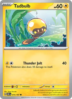 Tadbulb [Thunder Jolt]