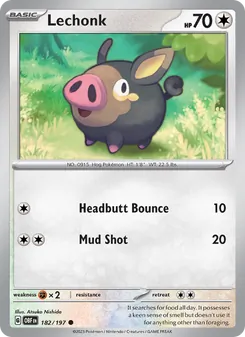 Lechonk [Headbutt Bounce | Mud Shot]