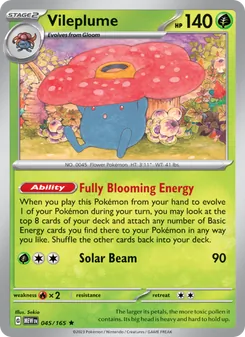 Vileplume [Fully Blooming Energy | Solar Beam]