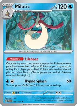 Milotic [Lifeboat | Hypno Splash]