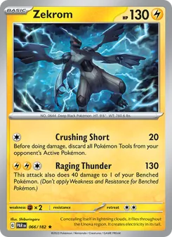 Zekrom [Crushing Short | Raging Thunder]