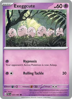 Exeggcute [Hypnosis | Rolling Tackle]