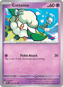 Cottonee [Fickle Attack]