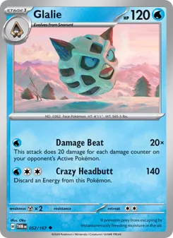 Glalie [Damage Beat | Crazy Headbutt]