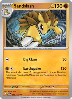 Sandslash [Dig Claws | Earthquake]