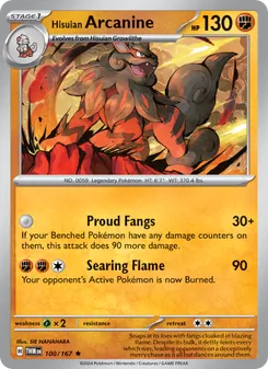 Hisuian Arcanine [Proud Fangs | Searing Flame]