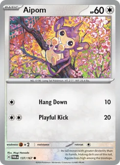 Aipom [Hang Down | Playful Kick]
