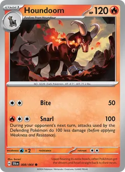 Houndoom [Bite | Snarl]