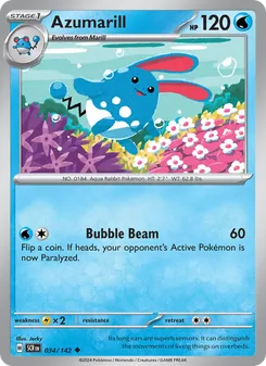 Azumarill [Bubble Beam]