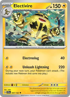 Electivire [Electroslug | Unleash Lightning]