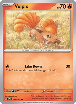 Vulpix [Take Down] · Cardmarket 카드 794271