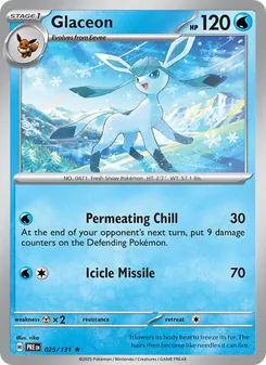 Glaceon [Permeating Chill | Icicle Missile]