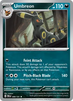 Umbreon [Feint Attack | Pitch-Black Blade]