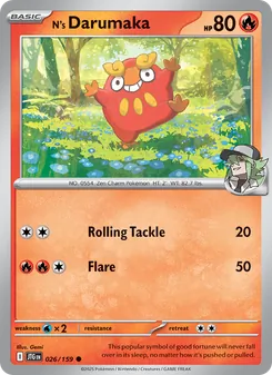 N's Darumaka [Rolling Tackle | Flare]