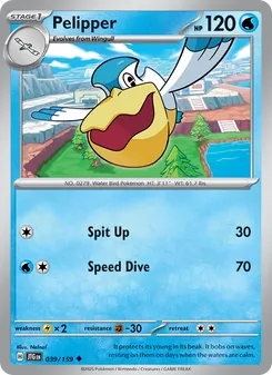 Pelipper [Spit Up | Speed Dive]