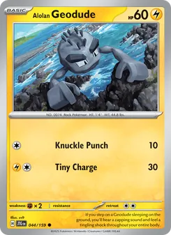 Alolan Geodude [Knuckle Punch | Tiny Charge]