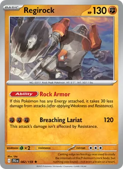 Regirock [Rock Armor | Breaching Lariat]