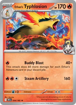 Ethan's Typhlosion [Buddy Blast | Steam Artillery]