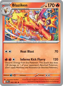 Blaziken [Heat Blast | Inferno Kick Flurry]