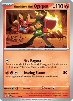 Hearthflame Mask Ogerpon [Fire Kagura | Searing Flame]