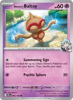 Steven's Baltoy [Summoning Sign | Psychic Sphere]