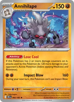 Annihilape [Lose Cool | Impact Blow]