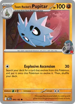 Team Rocket's Pupitar [Explosive Ascension]