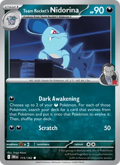 Team Rocket's Nidorina [Dark Awakening | Scratch]