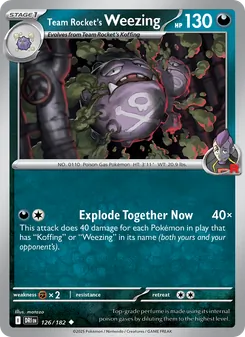 Team Rocket's Weezing [Explode Together Now]
