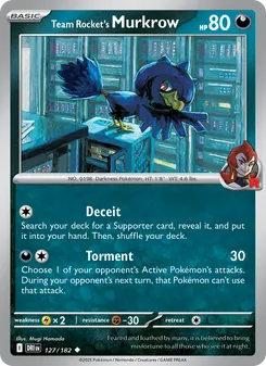 Team Rocket's Murkrow [Deceit | Torment]
