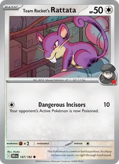 Team Rocket's Rattata [Dangerous Incisors]
