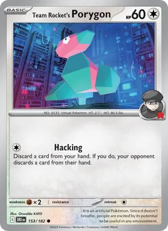 Team Rocket's Porygon [Hacking]