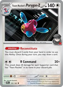 Team Rocket's Porygon-Z [Reconstitute | R Command]