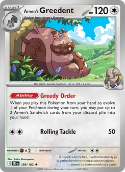 Arven's Greedent [Greedy Order | Rolling Tackle]
