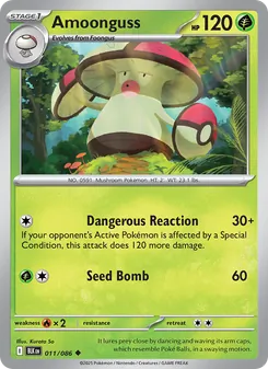 Amoonguss [Dangerous Reaction | Seed Bomb]