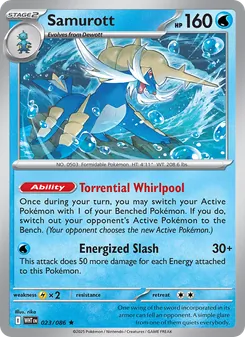 Samurott [Torrential Whirlpool | Energized Slash]