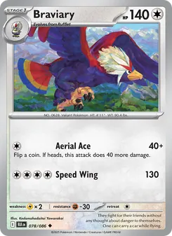 Braviary [Aerial Ace | Speed Wing]