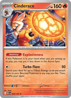 Cinderace [Explosiveness | Turbo Flare]