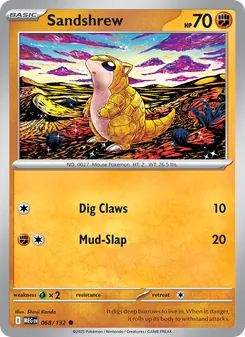 Sandshrew [Dig Claws | Mud-Slap]