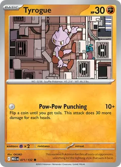 Tyrogue [Pow-Pow Punching]