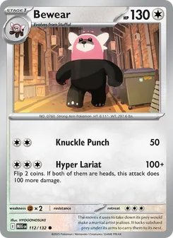 Bewear [Knuckle Punch | Hyper Lariat]