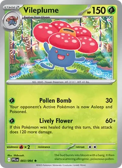 Vileplume [Pollen Bomb | Lively Flower]