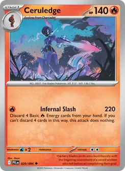 Ceruledge [Infernal Slash]