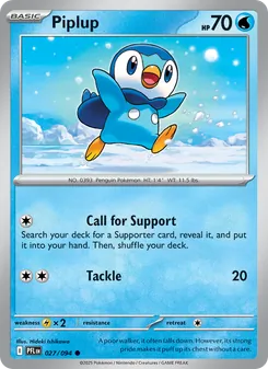 Piplup [Call for Support | Tackle]