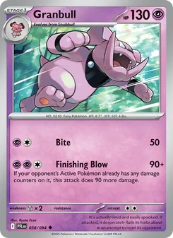 Granbull [Bite | Finishing Blow]