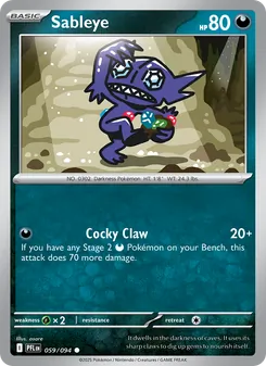 Sableye [Cocky Claw]
