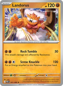 Landorus [Rock Tumble | Screw Knuckle]