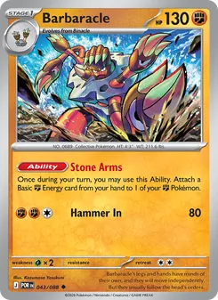 Barbaracle [Stone Arms | Hammer In]